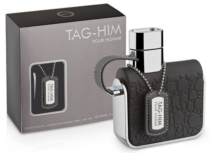 ARMAF Tag Him Eau de Toilette for Men, 100ml - Modern Aromatic Woody Fragrance Spray - back view