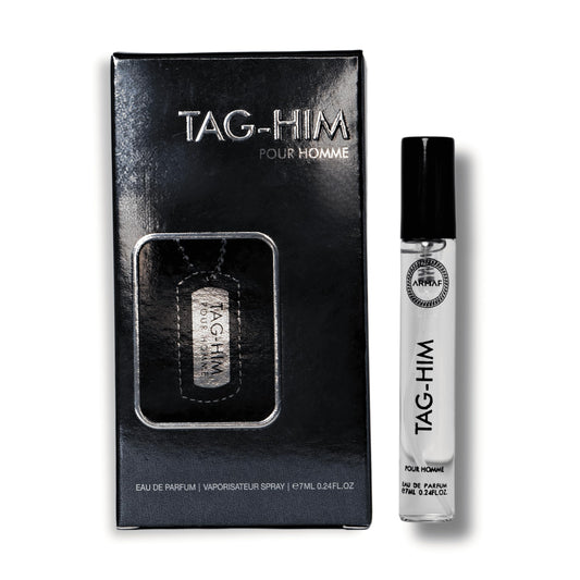ARMAF Tag Him Eau de Toilette for Men, 7ml Trial Pack, Woody Spicy Fragrance