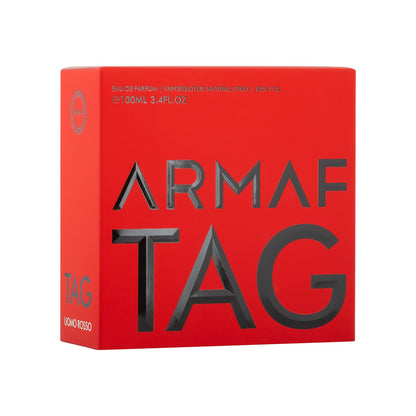 ARMAF Tag Him Uomo Rosso Red Eau De Parfum, 100ml, Men's Fragrance, Modern Style - front view