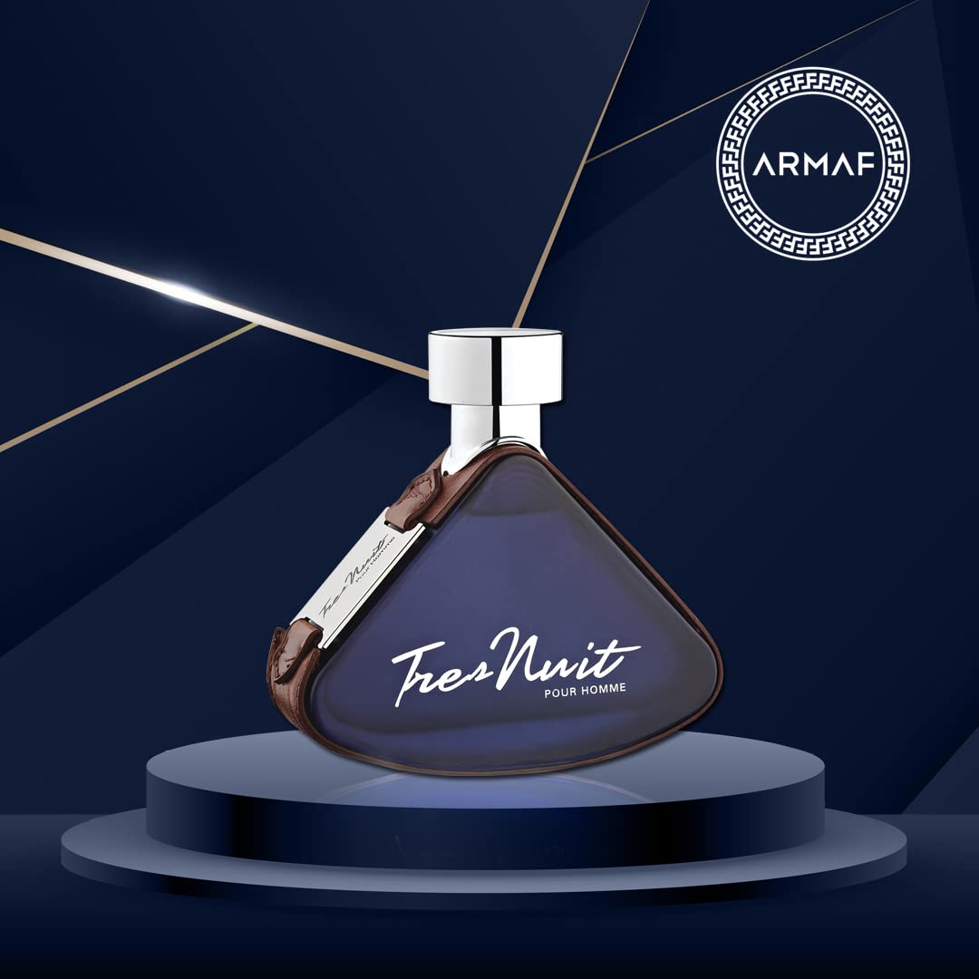 ARMAF Tres Nuit Pour Homme Eau De Toilette, 100ml Bottle for Men, Modern Style, Single Pack, by Sterling Perfumes - ingredien