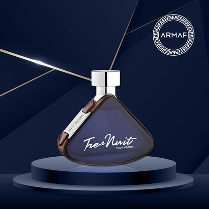 ARMAF Tres Nuit Pour Homme Eau De Toilette, 100ml Bottle for Men, Modern Style, Single Pack, by Sterling Perfumes - ingredien