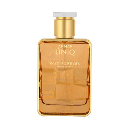 ARMAF Uniq Oud Forever Eau de Parfum 100ml Unisex Amber Woody with Saffron Jasmine Patchouli Ambroxan Notes