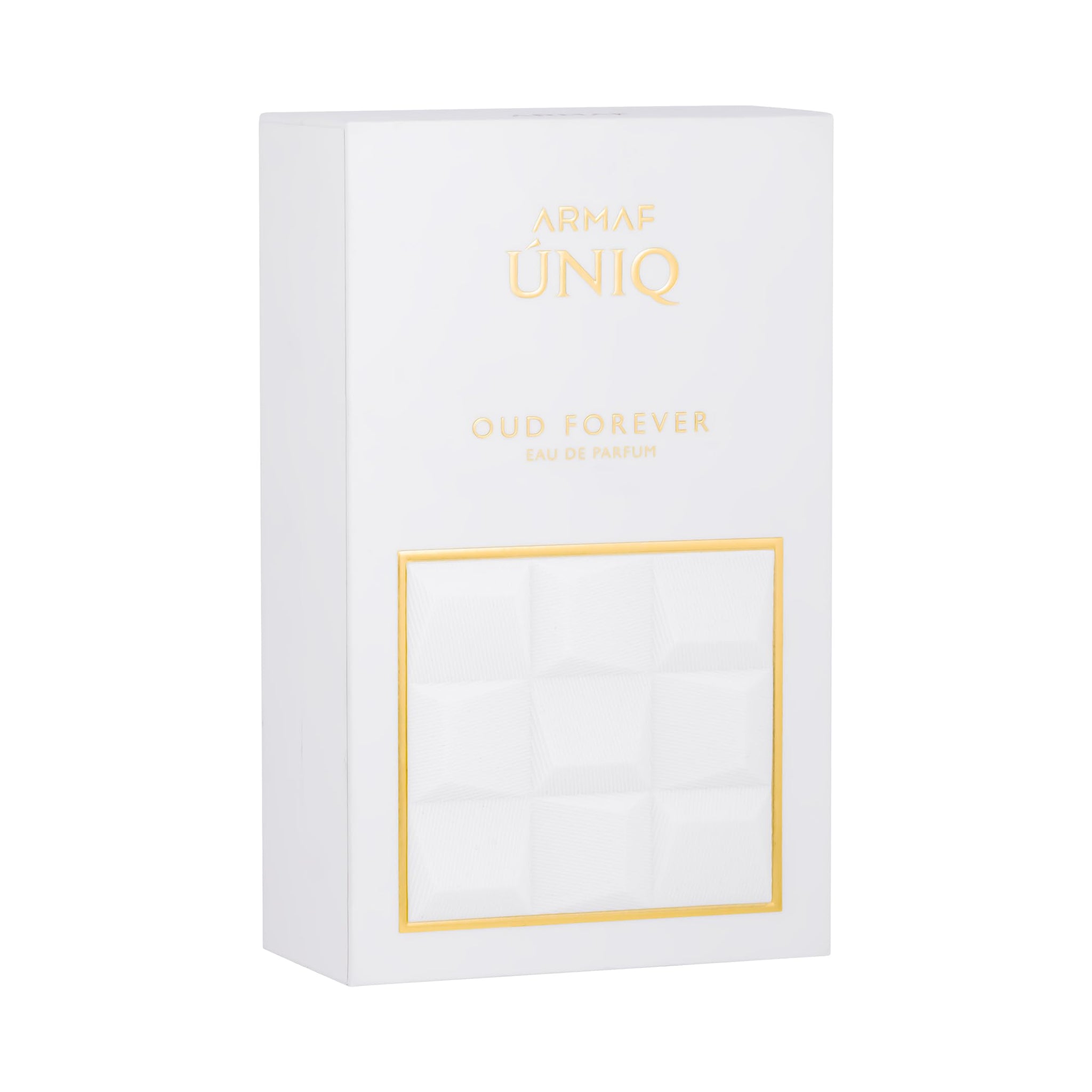 ARMAF Uniq Oud Forever Eau de Parfum 100ml Unisex Amber Woody with Saffron Jasmine Patchouli Ambroxan Notes - packaging