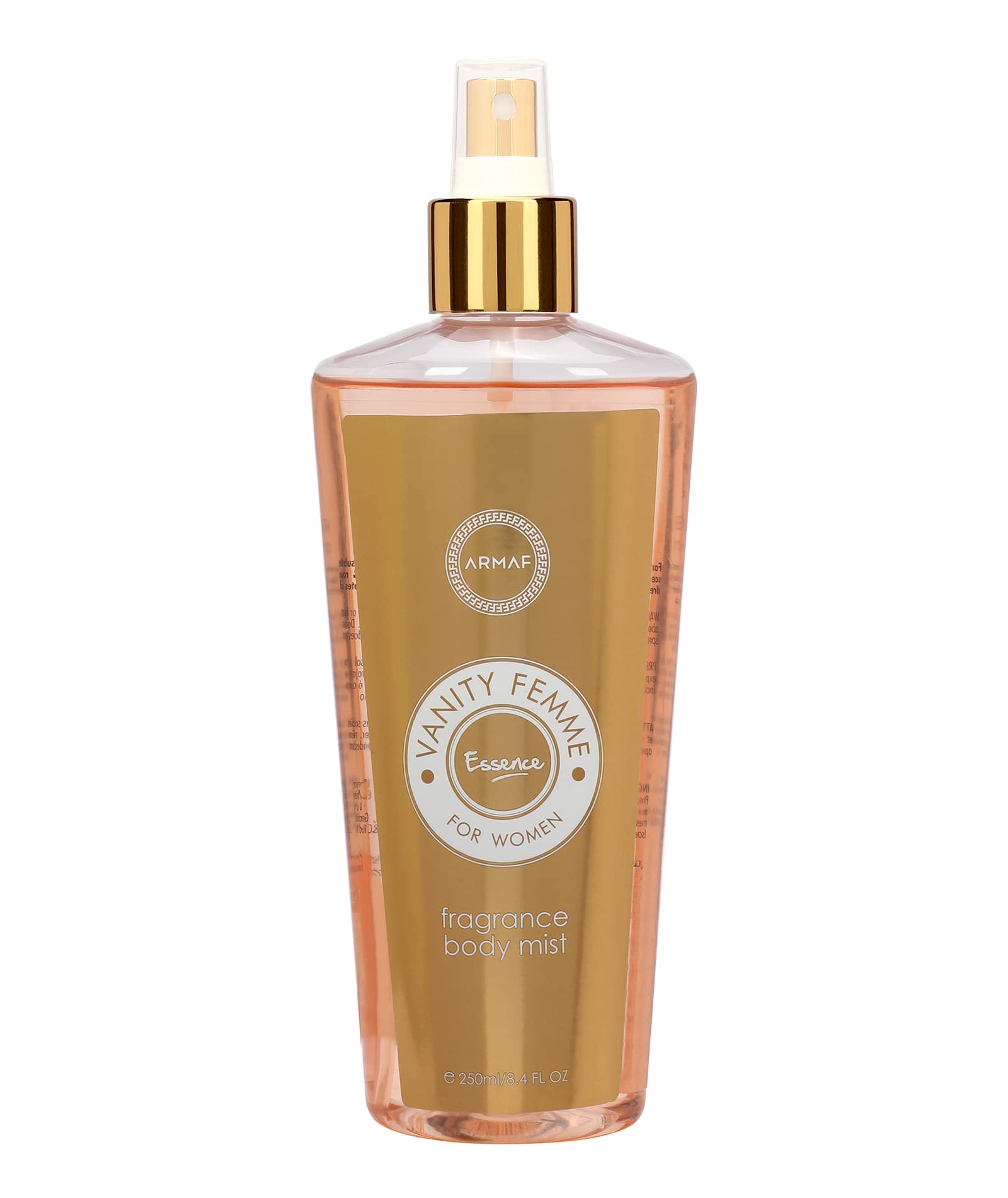 ARMAF Vanity Femme Essence Body Spray for Women, 250ml, Modern Style, Dermatologically Approved