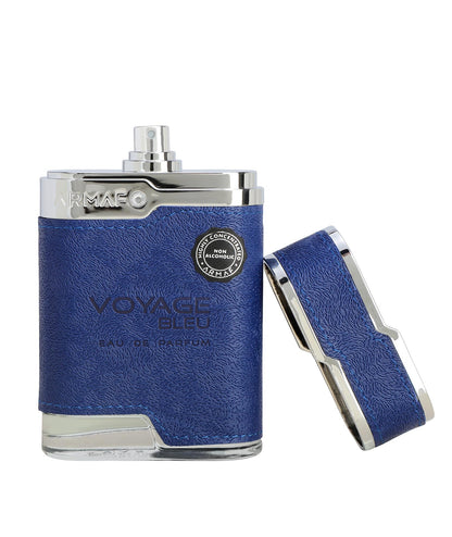 ARMAF Voyage Bleu Eau de Parfum for Men, 100ml, with Bergamot, Grapefruit, Pink Pepper, Cedar, and Vetiver - back view