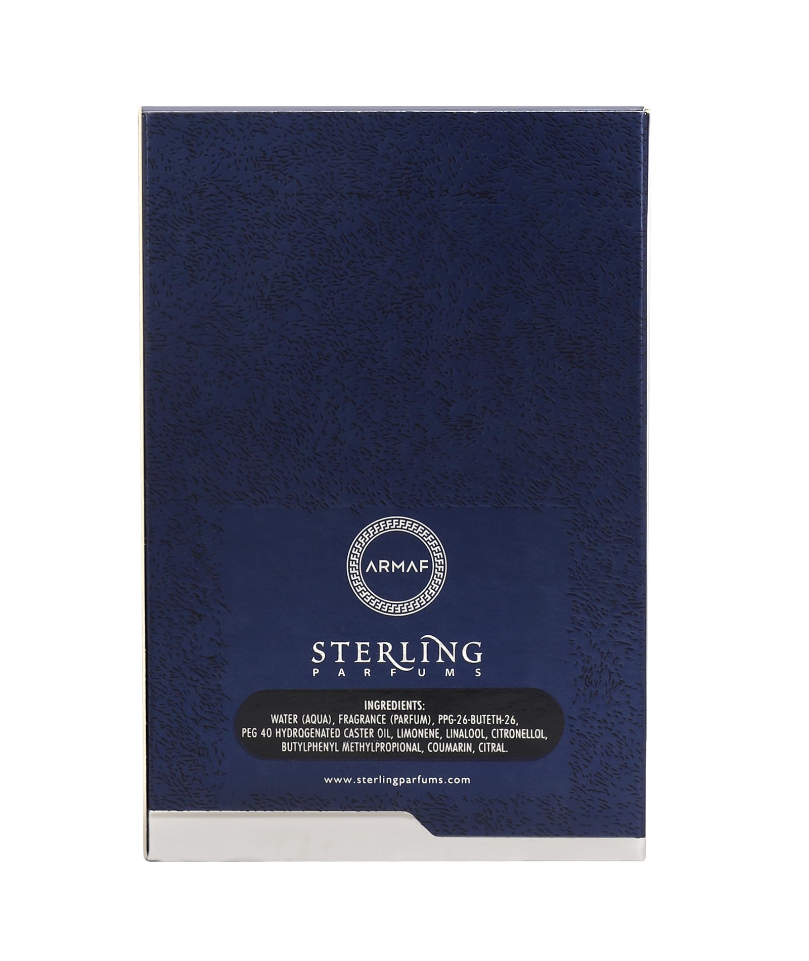 ARMAF Voyage Bleu Eau de Parfum for Men, 100ml, with Bergamot, Grapefruit, Pink Pepper, Cedar, and Vetiver - label detail