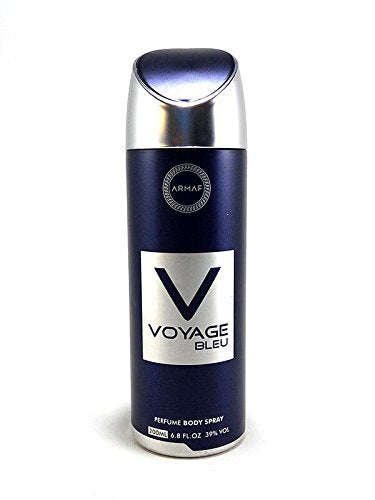 ARMAF Voyage Blue Men's Deodorant Body Spray, 200ml, Intense Woody Aromatic Fragrance