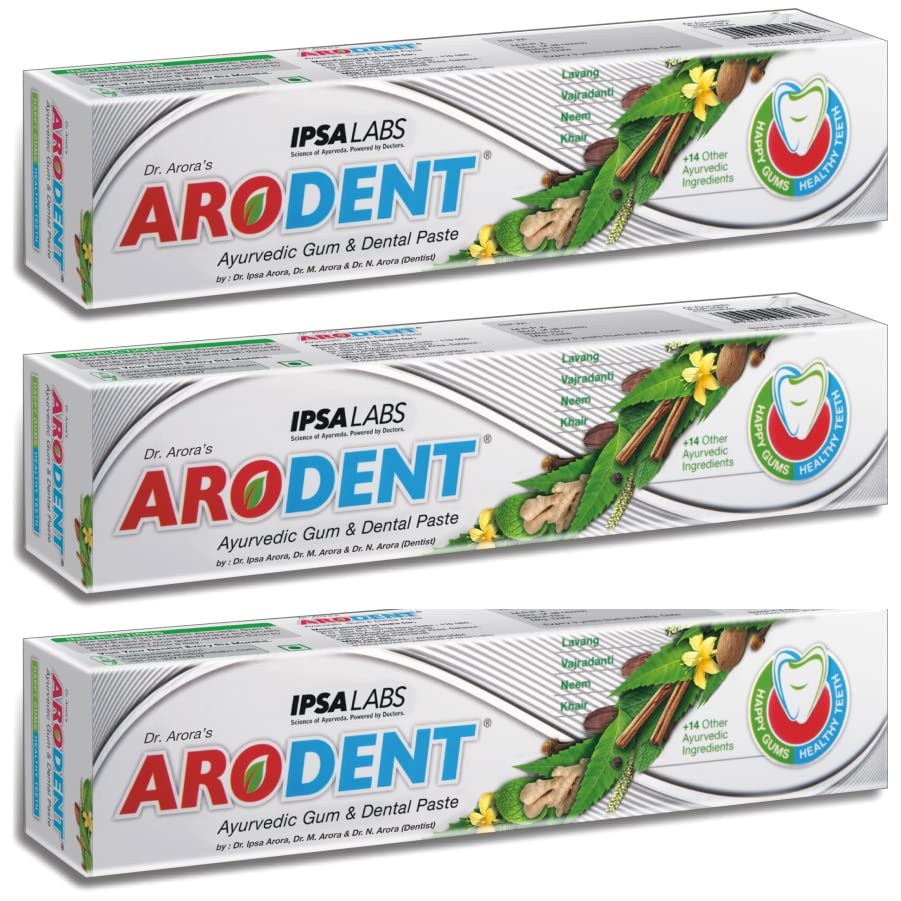 Arodent Ayurvedic Herbal Toothpaste for Gum & Dental Care - 50g (11)