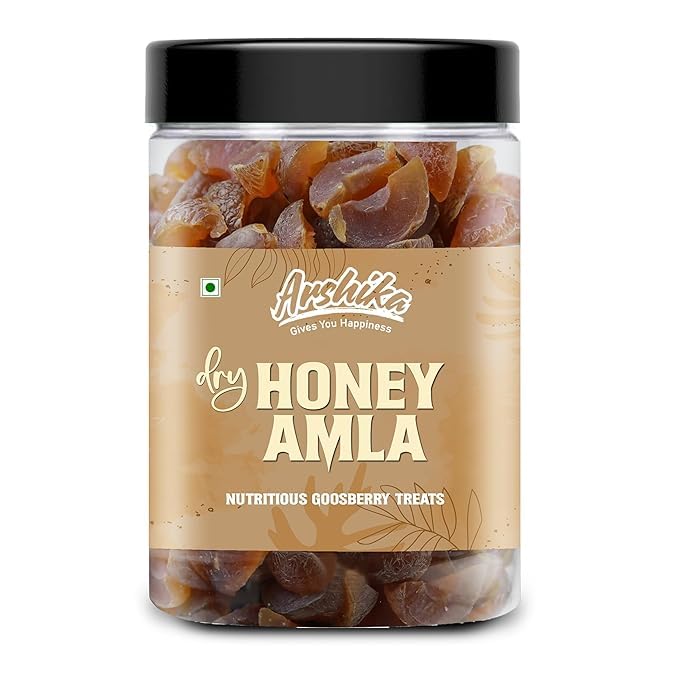Arshika Dry Honey Amla Candy, Dried Indian Gooseberry Fruit Snack