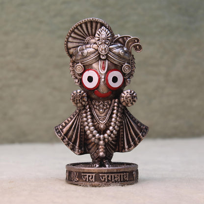 ARTFORT Lord Jagannath Idol 4 Inch Polyresin Figurine for Home Temple Decor (10)