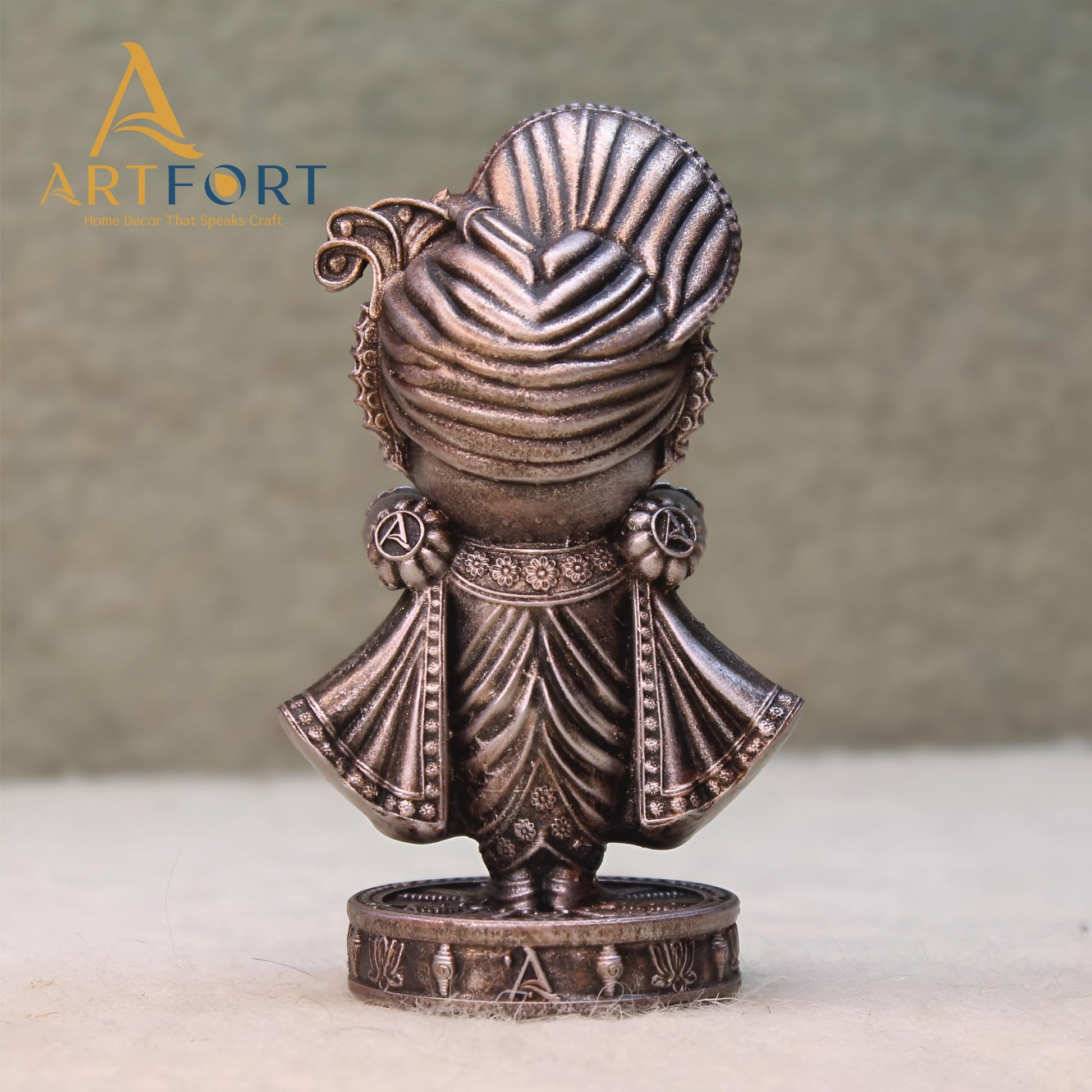 ARTFORT Lord Jagannath Idol 4 Inch Polyresin Figurine for Home Temple Decor - label detail (14)