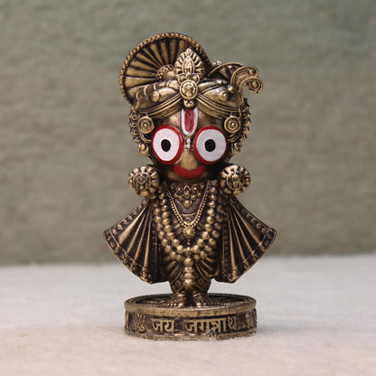 ARTFORT Lord Jagannath Idol 4 Inch Polyresin Figurine for Home Temple Decor (19)