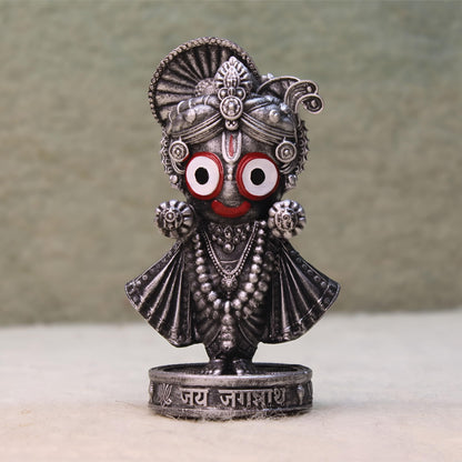 ARTFORT Lord Jagannath Idol 4 Inch Polyresin Figurine for Home Temple Decor (37)