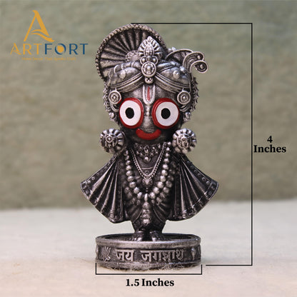 ARTFORT Lord Jagannath Idol 4 Inch Polyresin Figurine for Home Temple Decor - packaging (40)