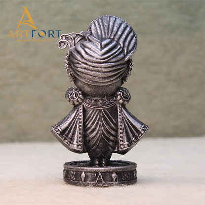 ARTFORT Lord Jagannath Idol 4 Inch Polyresin Figurine for Home Temple Decor - label detail (41)