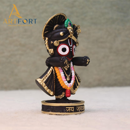 ARTFORT Lord Jagannath Idol 4 Inch Polyresin Figurine for Home Temple Decor - ingredients panel