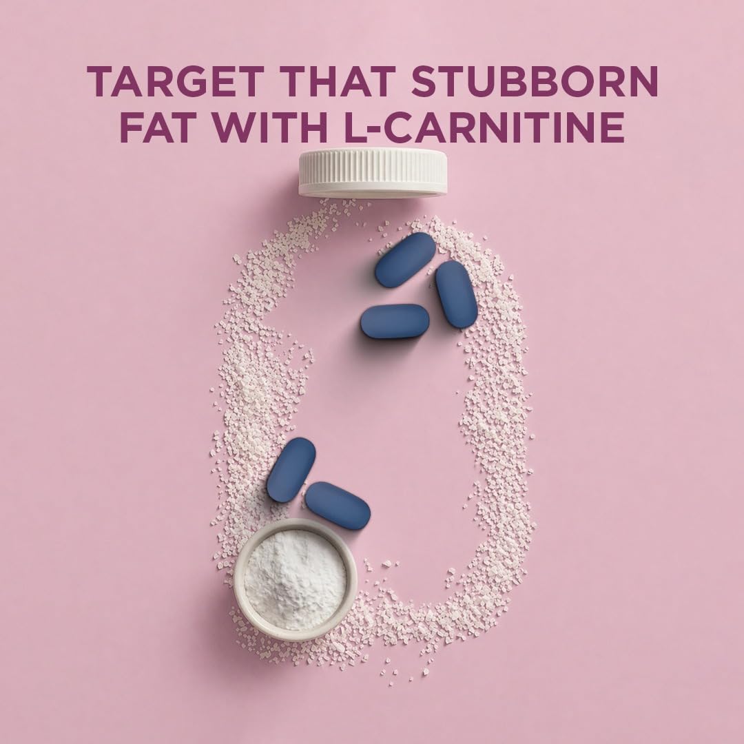 ARTH Weight Management Supplement with L-Carnitine Tartrate 1500 mg, 30 Veg Tablets - front view