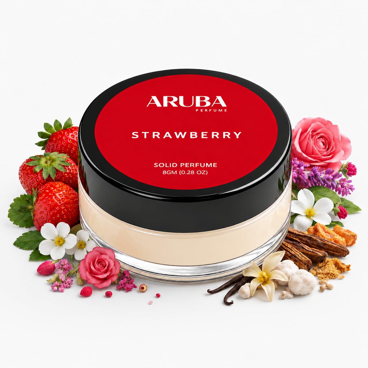 Aruba Perfume Alcohol-Free Solid Perfume Set, Unisex Cologne, 8g Travel Tin - front view (10)
