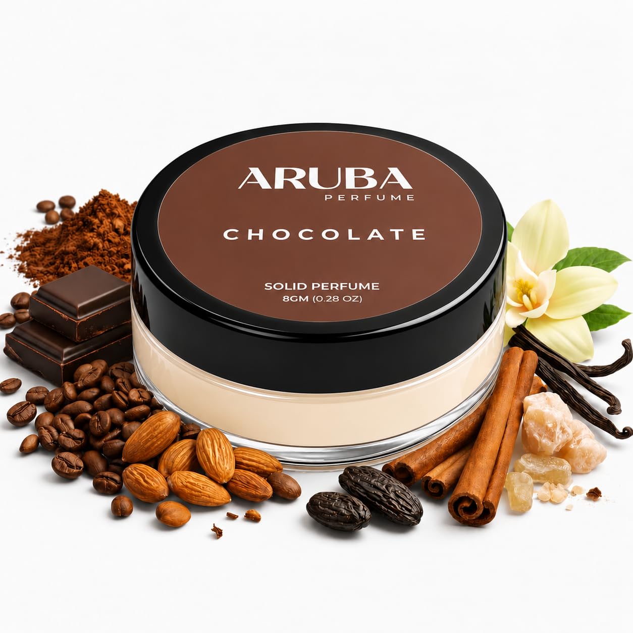 Aruba Perfume Alcohol-Free Solid Perfume Set, Unisex Cologne, 8g Travel Tin - back view (11)