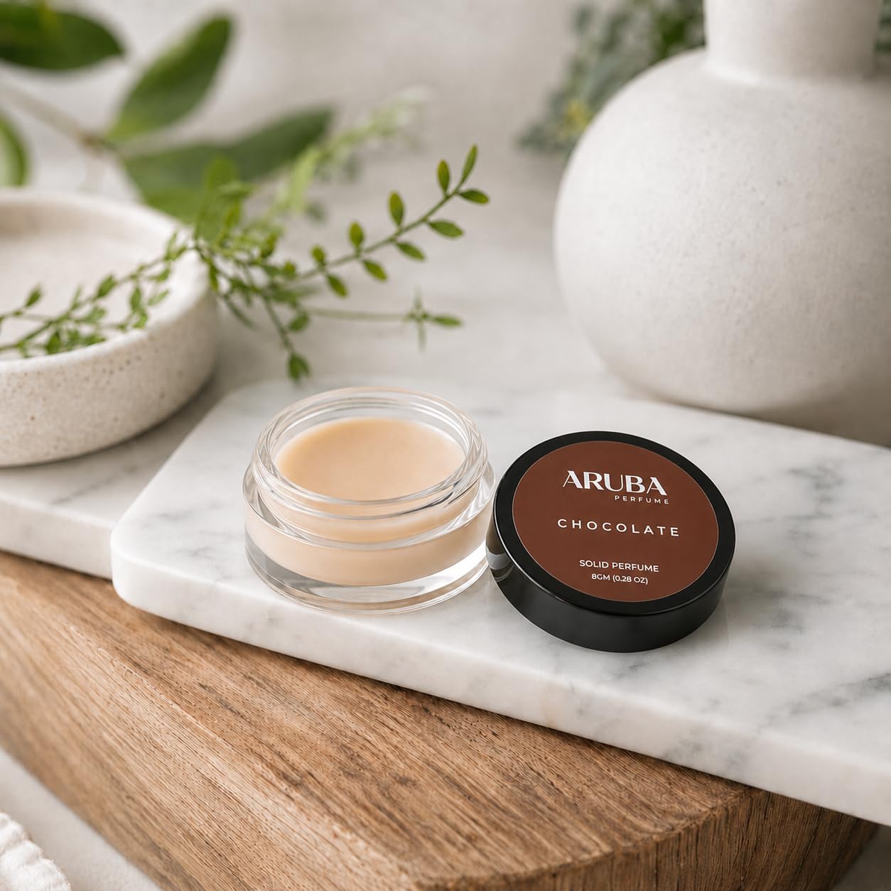 Aruba Perfume Alcohol-Free Solid Perfume Set, Unisex Cologne, 8g Travel Tin - in use (14)