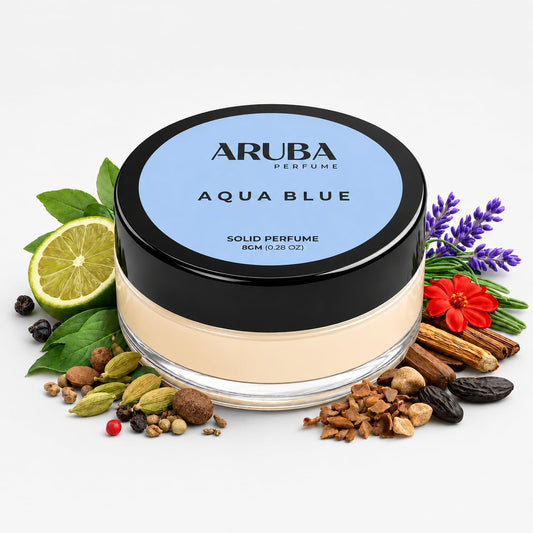 Aruba Perfume Alcohol-Free Solid Perfume Set, Unisex Cologne, 8g Travel Tin