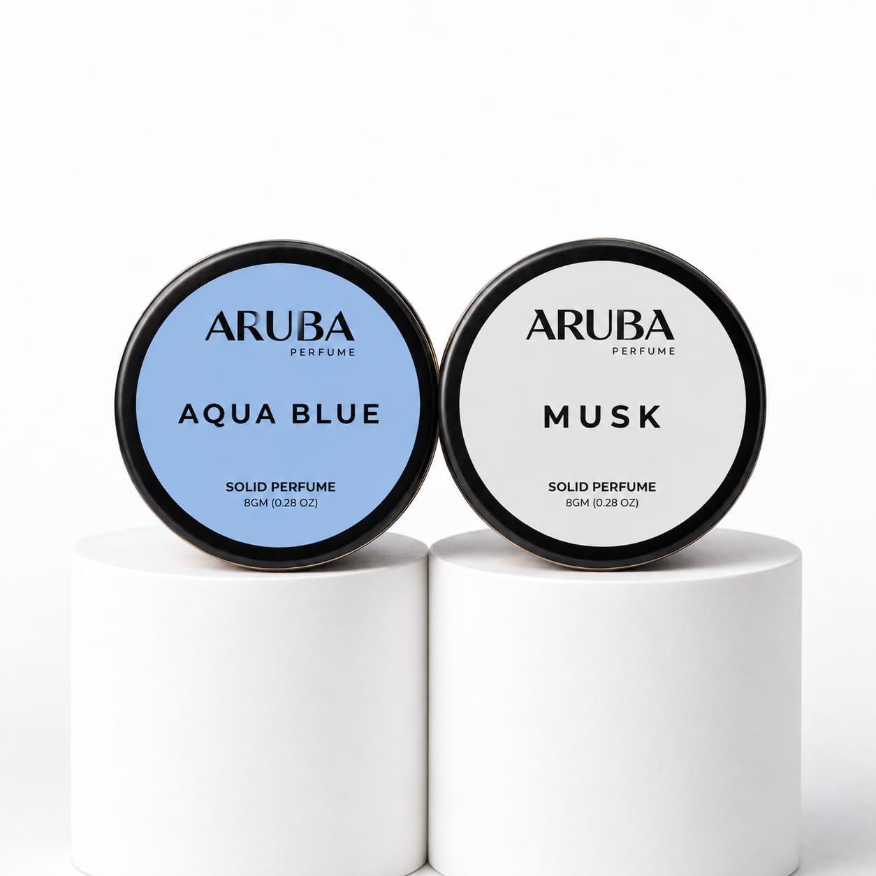Aruba Perfume Alcohol-Free Solid Perfume Set, Unisex Cologne, 8g Travel Tin (22)
