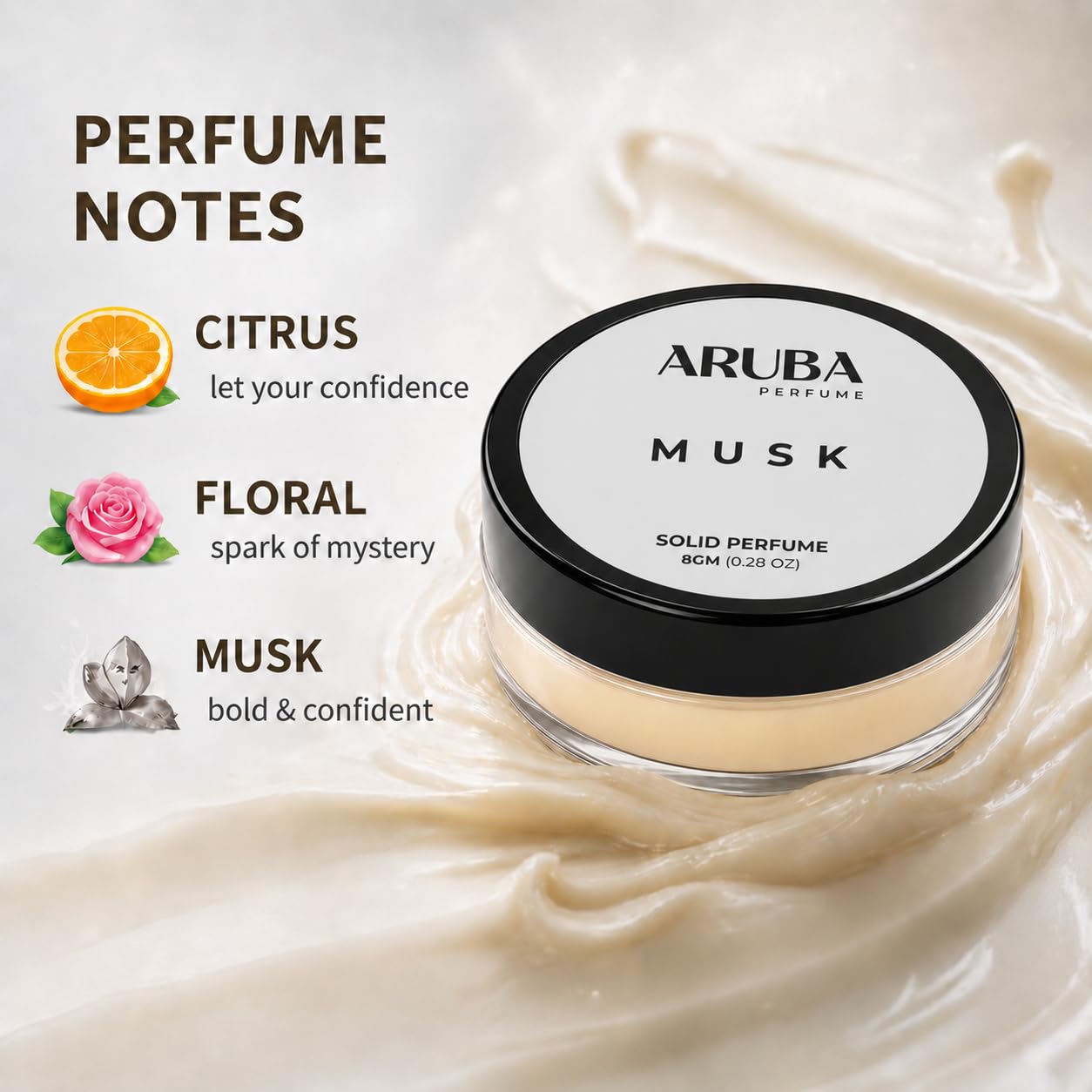 Aruba Perfume Alcohol-Free Solid Perfume Set, Unisex Cologne, 8g Travel Tin - label detail (24)