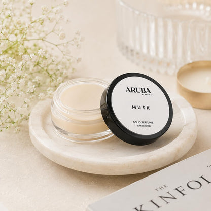 Aruba Perfume Alcohol-Free Solid Perfume Set, Unisex Cologne, 8g Travel Tin - size and scale (25)