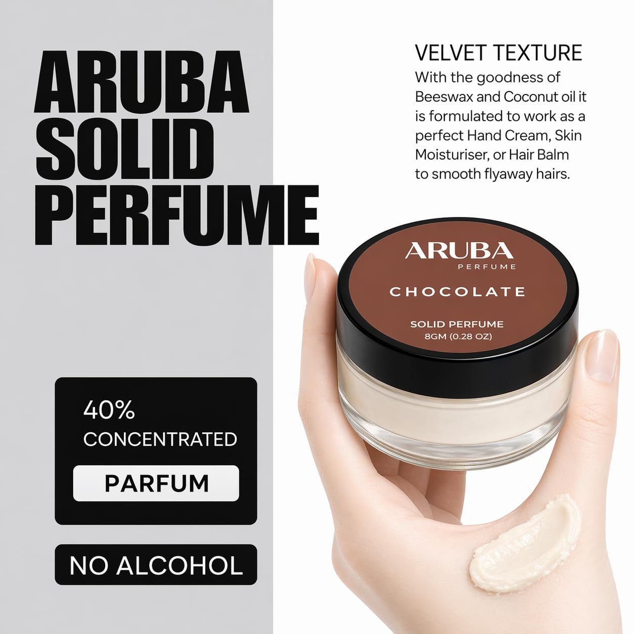 Aruba Perfume Alcohol-Free Solid Perfume Set, Unisex Cologne, 8g Travel Tin - label detail (27)