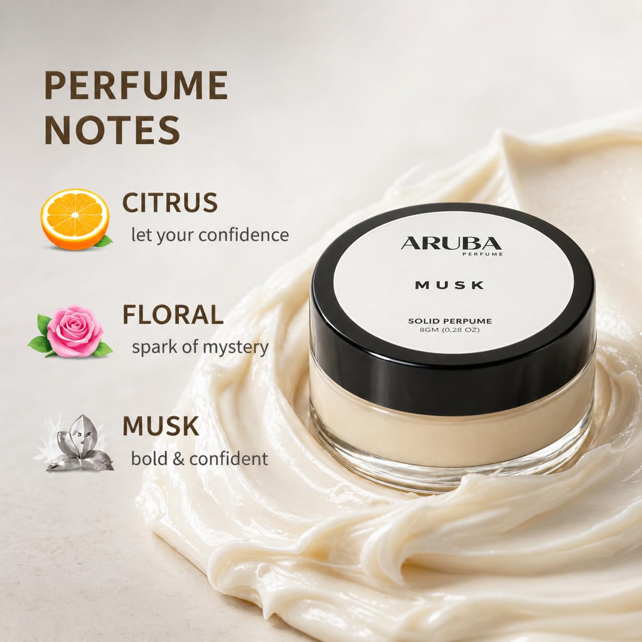 Aruba Perfume Alcohol-Free Solid Perfume Set, Unisex Cologne, 8g Travel Tin - in use (33)
