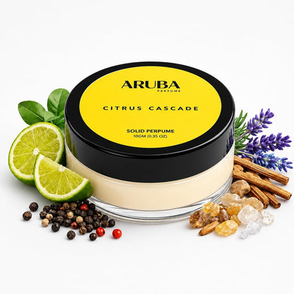 Aruba Perfume Alcohol-Free Solid Perfume Set, Unisex Cologne, 8g Travel Tin (35)