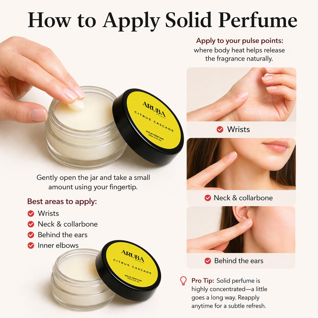 Aruba Perfume Alcohol-Free Solid Perfume Set, Unisex Cologne, 8g Travel Tin - packaging (38)