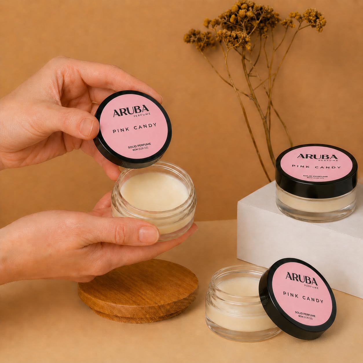 Aruba Perfume Alcohol-Free Solid Perfume Set, Unisex Cologne, 8g Travel Tin - packaging (53)