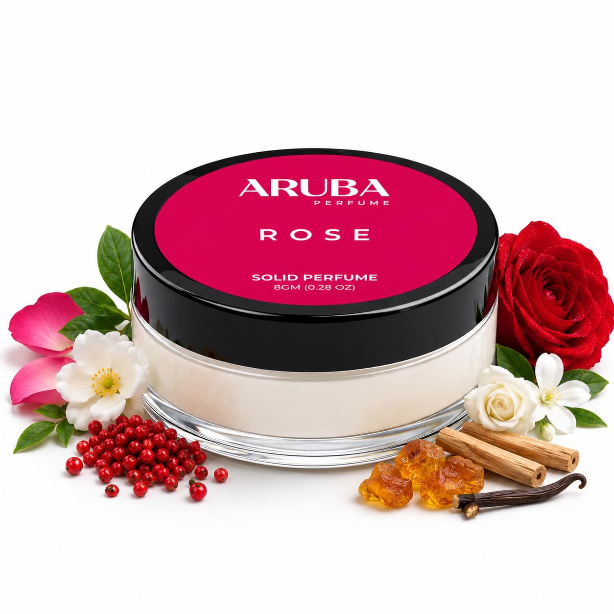 Aruba Perfume Alcohol-Free Solid Perfume Set, Unisex Cologne, 8g Travel Tin (55)
