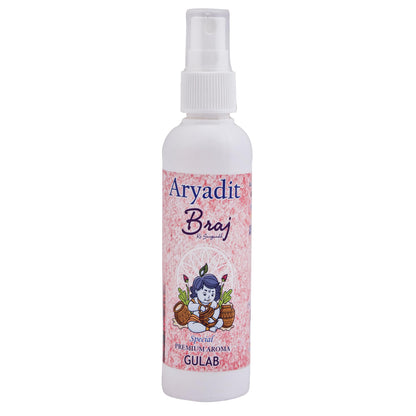 ARYADIT Traditional Indian Attar Set, 6 x 100ml Bottles, Unisex Personal Fragrance - label detail (13)
