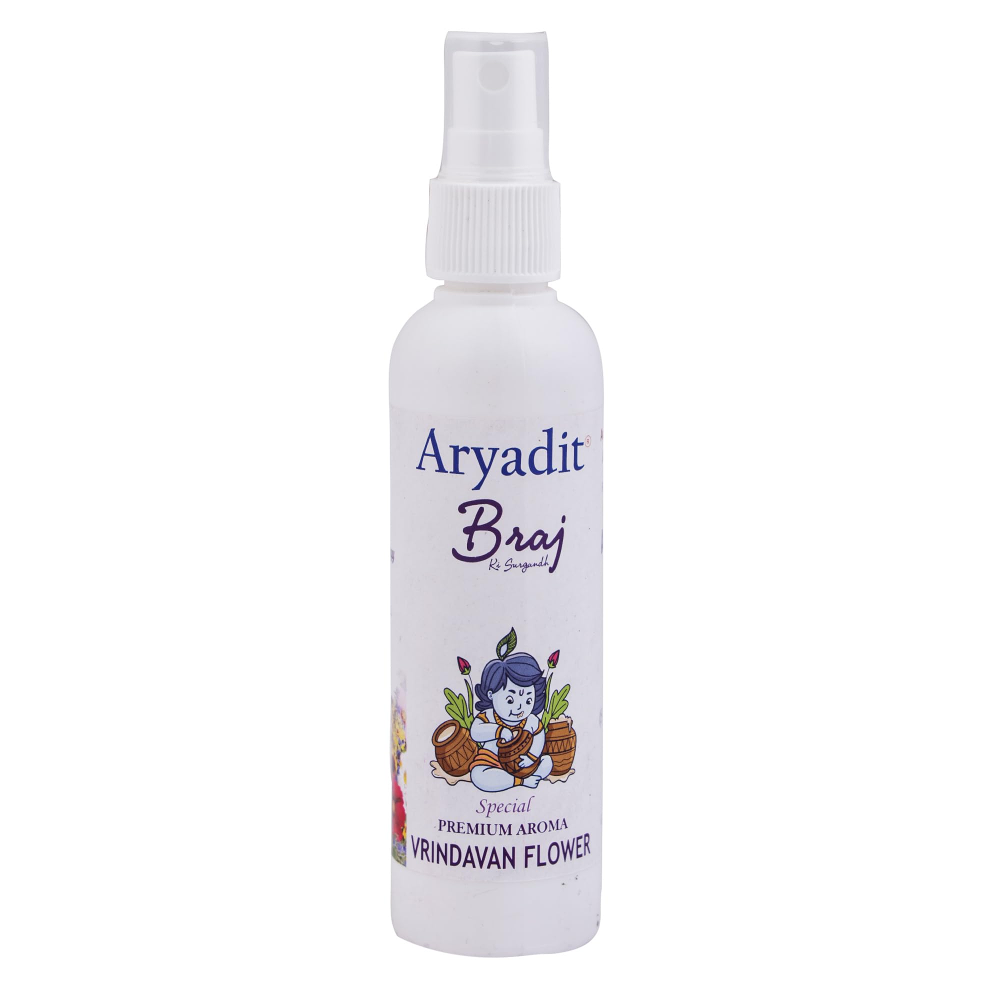 ARYADIT Traditional Indian Attar Set, 6 x 100ml Bottles, Unisex Personal Fragrance - label detail (15)