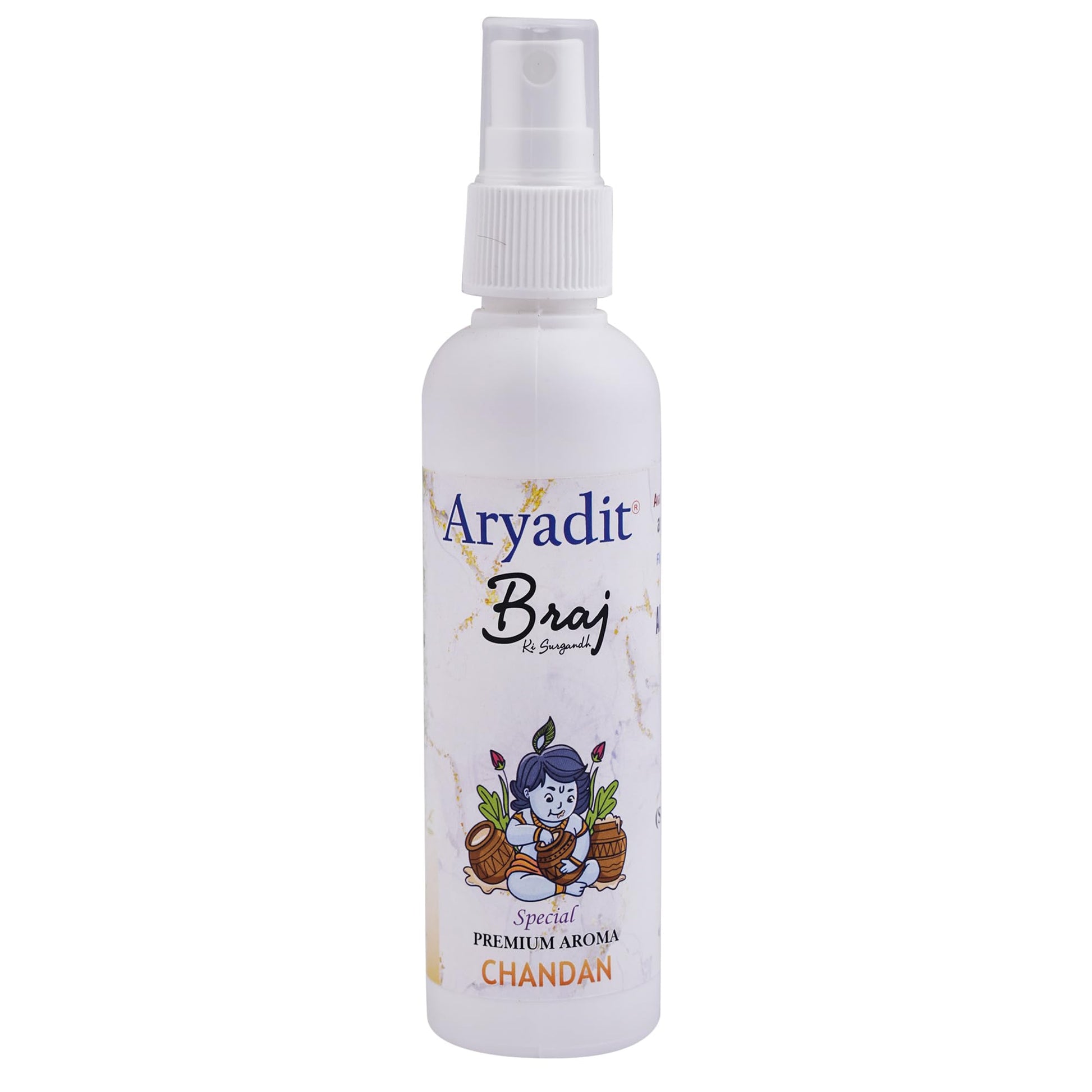 ARYADIT Traditional Indian Attar Set, 6 x 100ml Bottles, Unisex Personal Fragrance - back view (18)