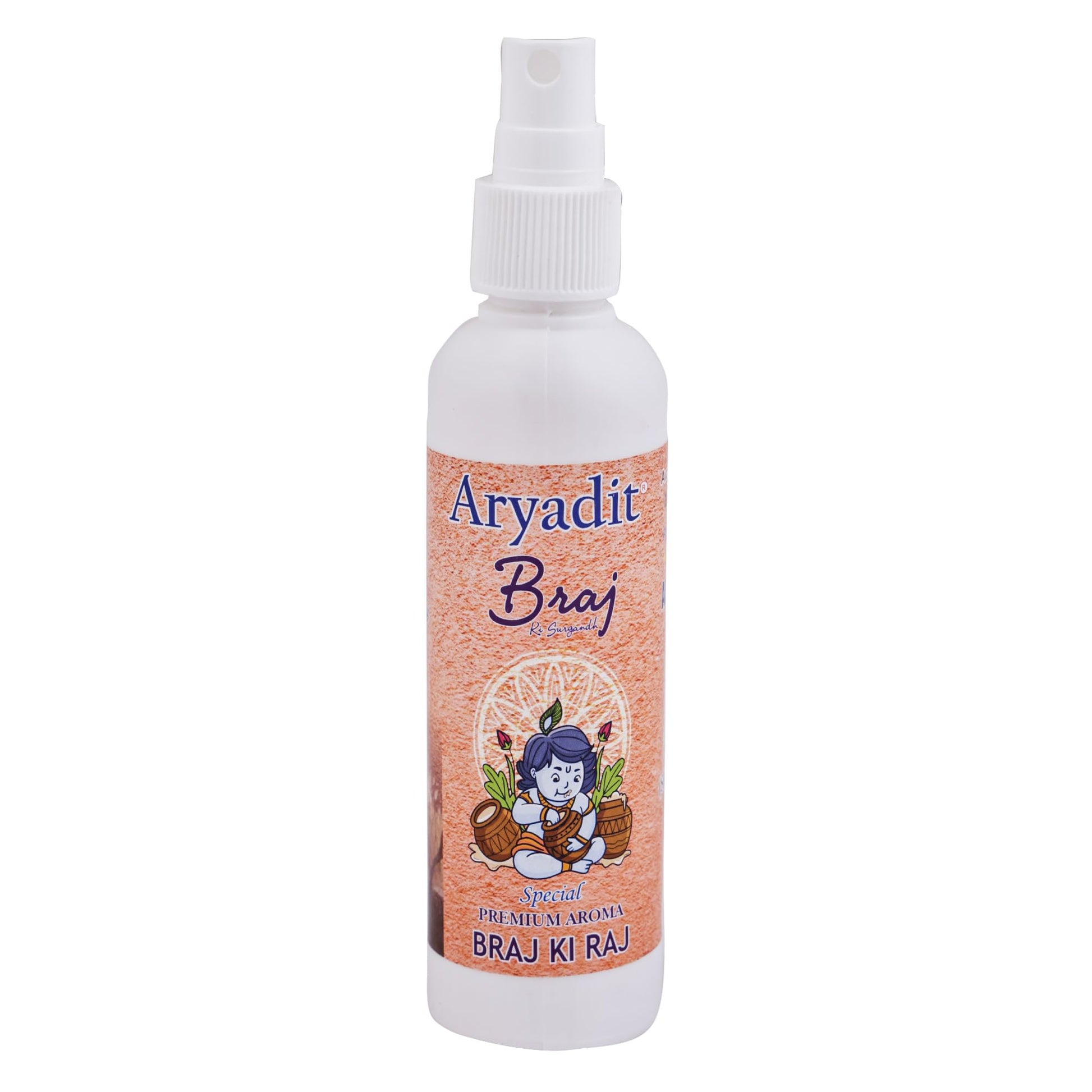 ARYADIT Traditional Indian Attar Set, 6 x 100ml Bottles, Unisex Personal Fragrance - front view