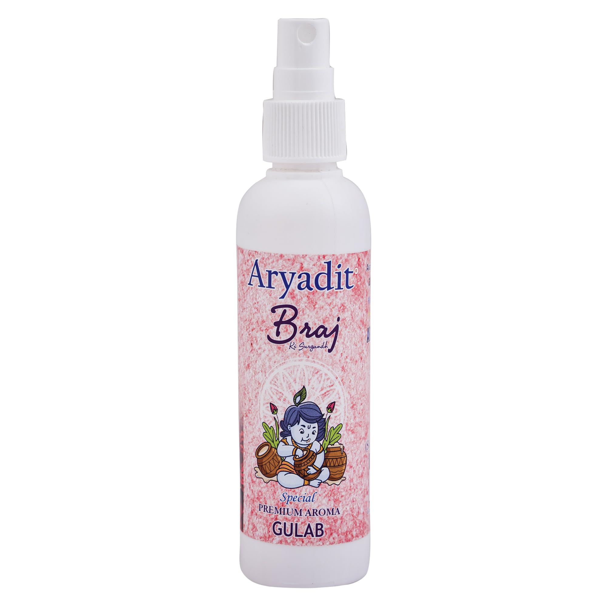 ARYADIT Traditional Indian Attar Set, 6 x 100ml Bottles, Unisex Personal Fragrance - packaging