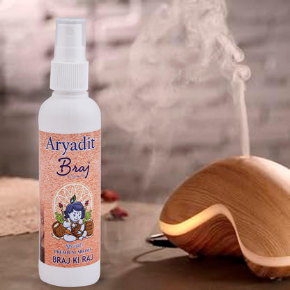 ARYADIT Traditional Indian Attar Set, 6 x 100ml Bottles, Unisex Personal Fragrance - front view (9)