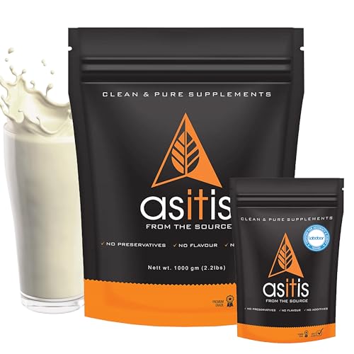 AS-IT-IS ONE Whey Protein Concentrate I Pure, Clean & Raw I 28g Protein per Serve, Unflavoured 1kg I Labdoor & Trustified Cer
