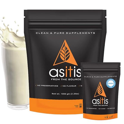 AS-IT-IS ONE Whey Protein Concentrate I Pure, Clean & Raw I 28g Protein per Serve, Unflavoured 1kg I Labdoor & Trustified Cer