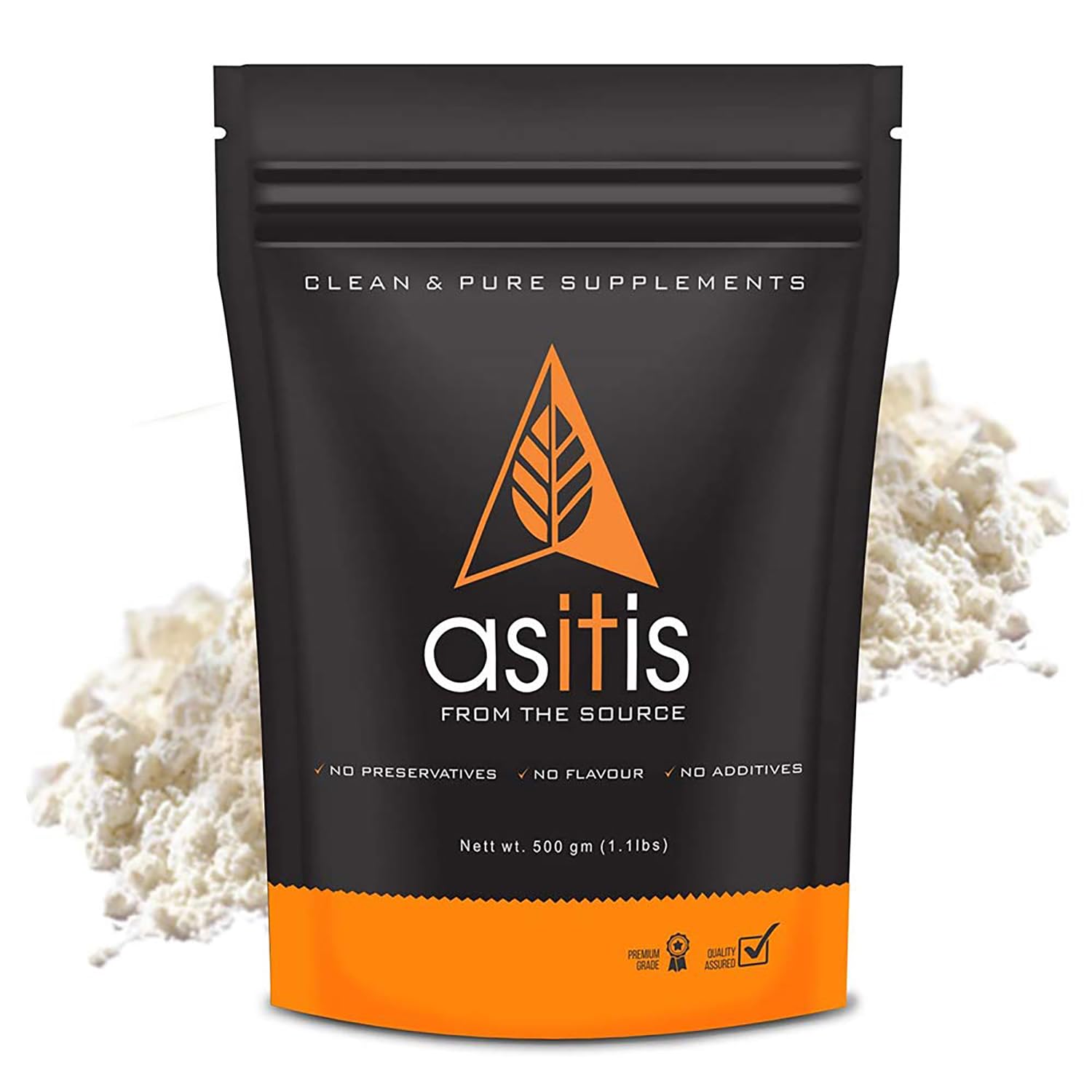 AS-IT-IS ONE Whey Protein Concentrate I Pure, Clean & Raw I 28g Protein per Serve, Unflavoured 1kg I Labdoor & Trustified Cer