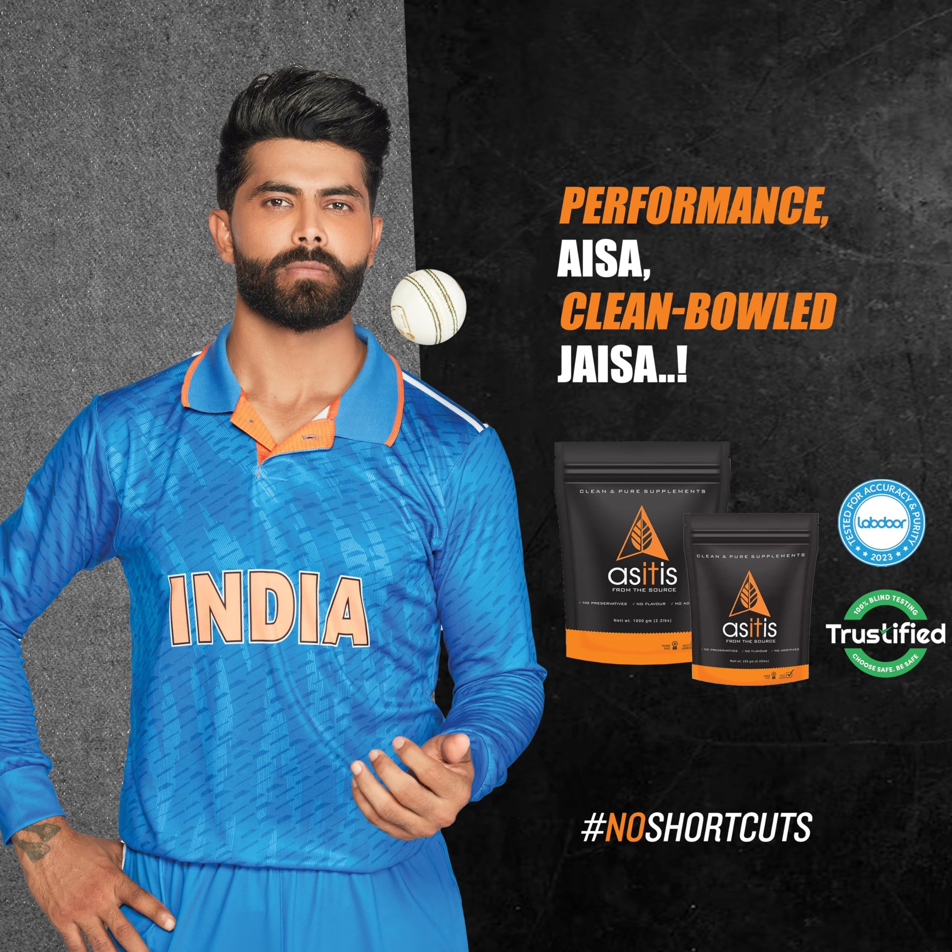 AS-IT-IS ONE Whey Protein Concentrate I Pure, Clean & Raw I 28g Protein per Serve, Unflavoured 1kg I Labdoor & Trustified Cer