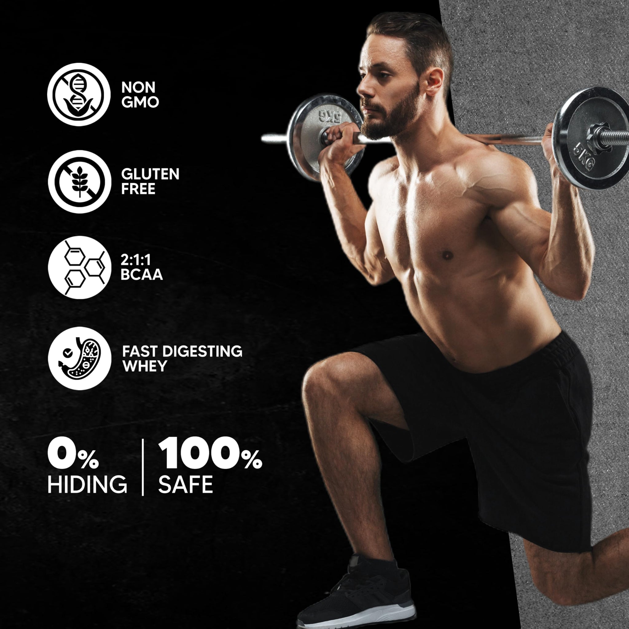 AS-IT-IS ONE Whey Protein Concentrate I Pure, Clean & Raw I 28g Protein per Serve, Unflavoured 1kg I Labdoor & Trustified Cer