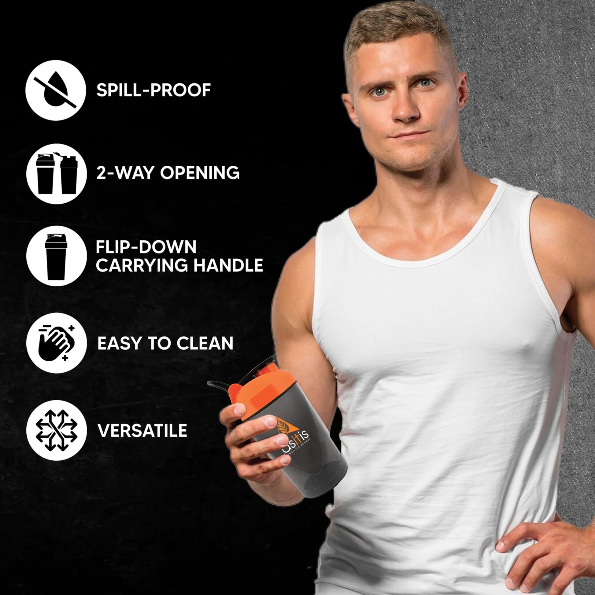 AS-IT-IS ONE Whey Protein Concentrate I Pure, Clean & Raw I 28g Protein per Serve, Unflavoured 1kg I Labdoor & Trustified Cer