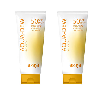 ASAYA Aqua Dew Sunscreen SPF 50 PA+++, 50ml, Water-Light, Fragrance-Free, In-VIVO Tested (9)