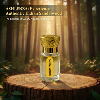 Ashlenza Attar Roll-On Perfume Oil, 6ml Alcohol-Free Unisex, Glass Bottle - front view (7)