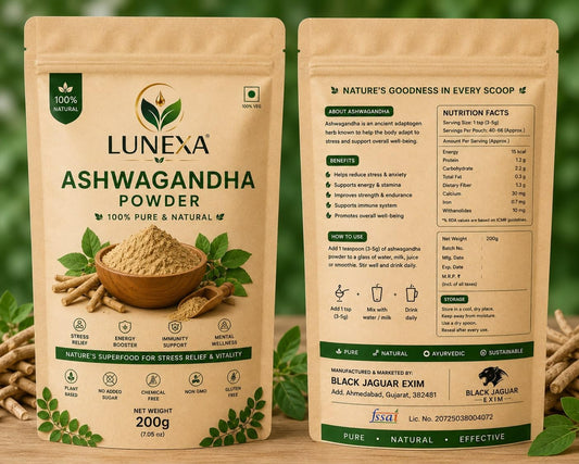 Ashwagandha Powder 200g, Herbal Supplement, Pure Root Powder, No Preservatives