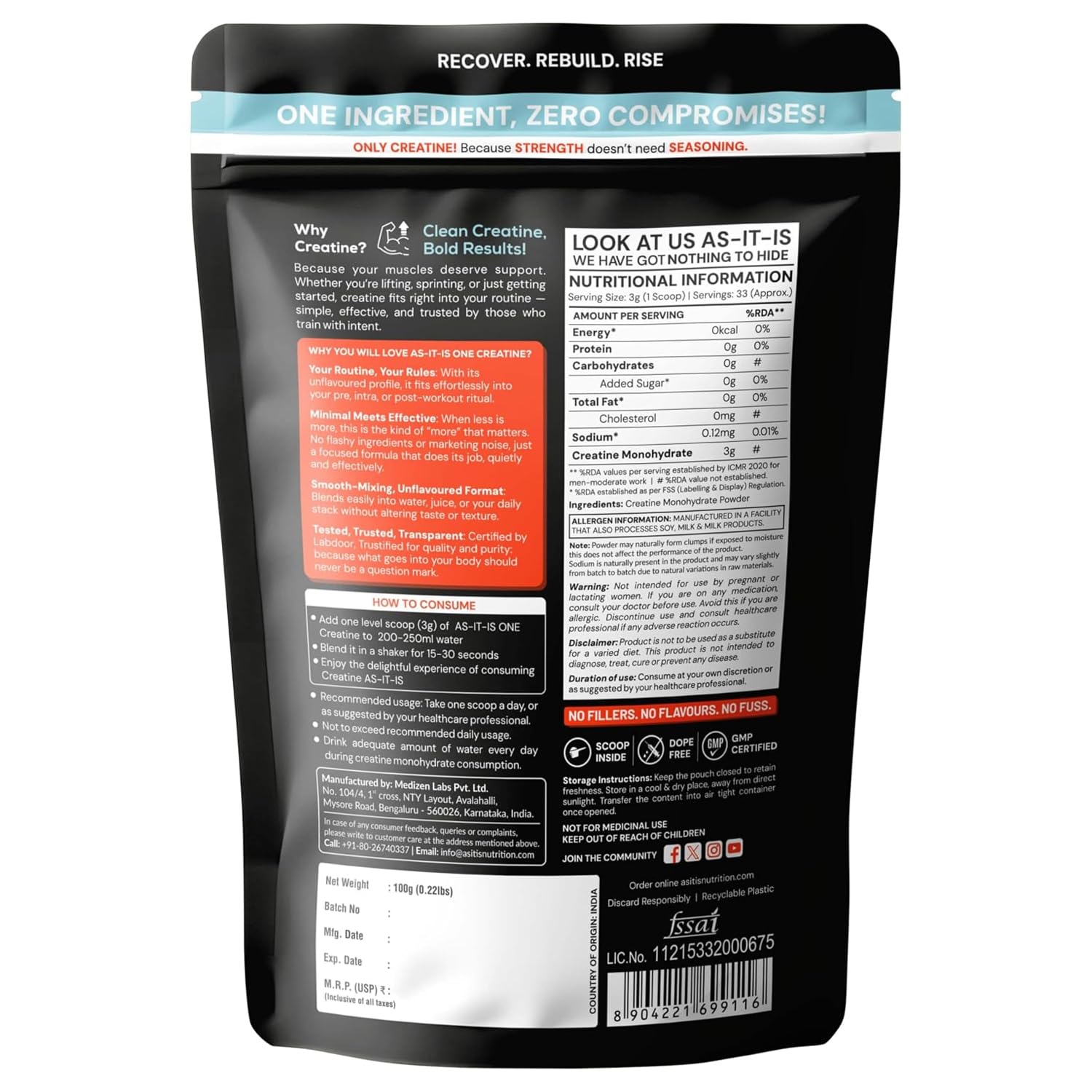 Asitis Nutrition ATOM Beginners Whey Protein Powder with DigeZyme Enzymes, Adult Supplement - packaging (18)